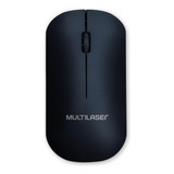 Mouse Sem Fio Slim Box Conexão Usb 1200dpi 3 Botões Preto