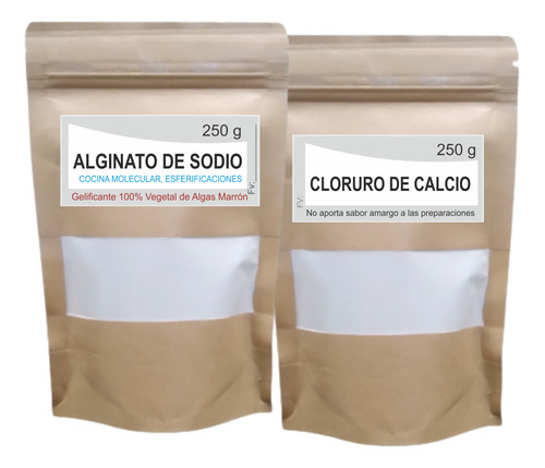 Alginato D Sodio + Cloruro D Calcio X250g (duo)