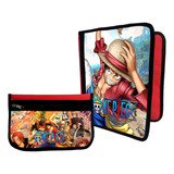 Combo Carpeta + Cartuchera One Piece #286