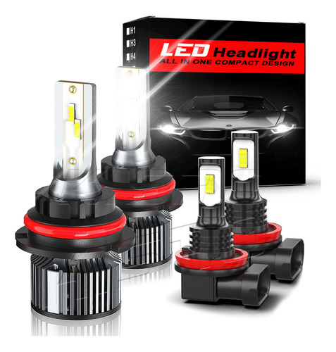 Kit Faros Luz Led H8 9007 30000lm Para Nissan Haz Alta/baja