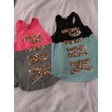 Playera Tank Top Victoria Secret Pink Talla Xs Lentejuelas