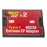 Cartão Adaptador Dual Cf Sd Tf Micro Dual Card Converter A