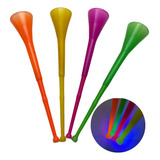 Vuvuzela Corneta Fluo X 4 Carnaval Varios Colores Cancha