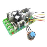 Controlador Pwm 20a 10v-60v Dc Controle De Rotação Motor Dc