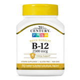 Vitamina B12 Sublingual Premium 2500 Mcg 110 Tabletas B 12