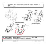 Funda De Asiento Delantero Derecho Ranger 2011 / 2012 Xlt