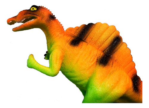 Dinossauro Borracha 25 Cm Toothsaurus Diferent Spinossauro
