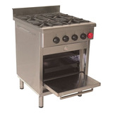 Cocina Industrial 4 Quemadores 1 Horno Maigas