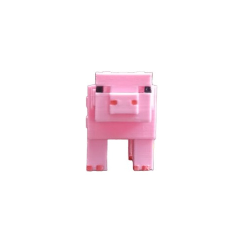 Minecraft Pig Figura 3d Pla Pixelados_