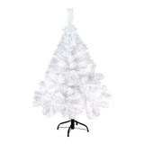 Arbol Navidad Blanco Tronador De Lujo 1.20m Pie Metalico