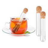 Infusor De Te Para Te Suelto, 2 Coladores De Vidrio Para Te 