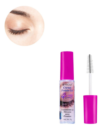 Mascara Rimel Crystal Protein Gel 4 En 1 Prosa Waterproof