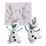 Molde Forma Silicone Boneco Neve Olaf Confeitaria Biscuit