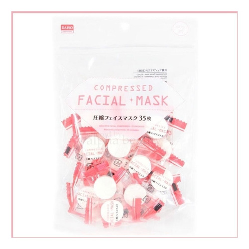 Daiso Compressed Facial Mask 35 Unidades