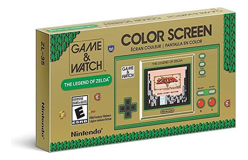 Nintendo Game & Watch The Legend Of Zelda Color Dorado