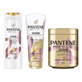 Kit Pante Colágeno Sh 175ml+cond 150ml+másc 550ml-3 Itens