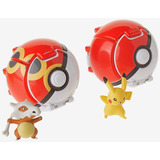 Set De Juego Pokémon Throw 'n' Pop Poké Ball Pikachu /cubone