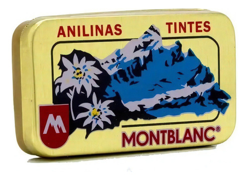 Anilinas Montblanc Cajita Dorada 25g C/u Color Cafe