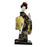 Muñeca Con Kimono De Geisha Japonesa, Decoración De Mesa