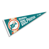 Bandera Retro Vintage De Miami Dolphins Throwback