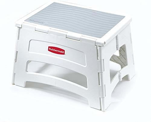 Rubbermaid Rm-pl1w Plegable 1-paso De Plástico Taburete, 300