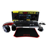 Set Gamer Rgb 4 Piezas Aoas