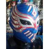 Máscara Profesional Del Luchador Carístico Azul