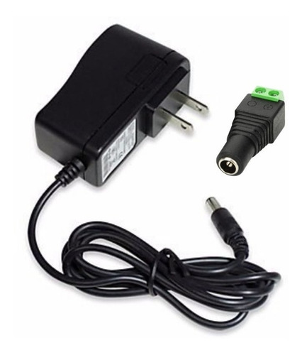 Fuente De Poder 12v 1 Amp Con Conector Hembra