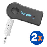 Kit 2 Und Adaptador Usb Bluetooth Receptor Musica P2
