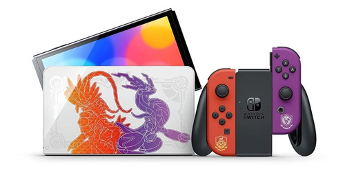 Nintendo Switch Oled Edición Pokemon Escarlata Purpura Nueva