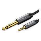 Vention Cabo Audio P10 6.5mm X P2 3.5mm 5m 5 Metros Blindado