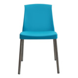 Silla De Diseño La Bega Estructura De La Silla Azul Claro