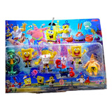 Bob Esponja Calamardo Don Cangrejo Set X 6 Personajes