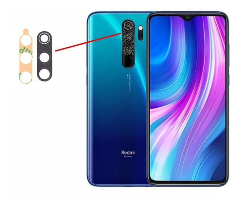 Xiaomi Note 8 Pro Lente Camara Trasera Reemplazo Dañado