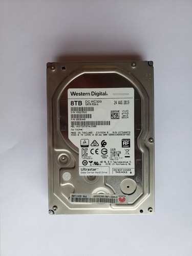 Hd 8tb Sata 3.5pol Wd