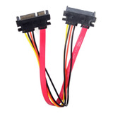 Cable Extension Sata Iii 3.0 7 + 15 22 Pines Cablecc Rojo