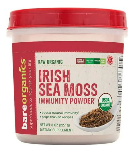 Musgo Marino Organico Irlandes Vegano *importado*