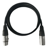 Cable Balanceado P/ Microfono Xlr Macho Y Hembra De 1mt