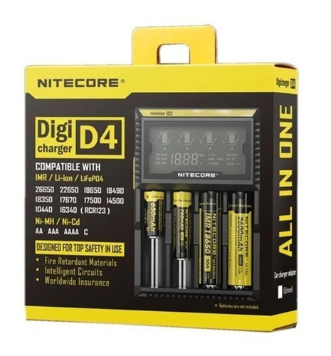 Carregador Nitecore D4 - Pilhas E Baterias Recarregaveis