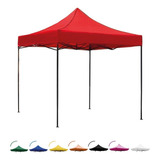 Toldo 3x3m Plegable Impermeable Ajustable Rojo