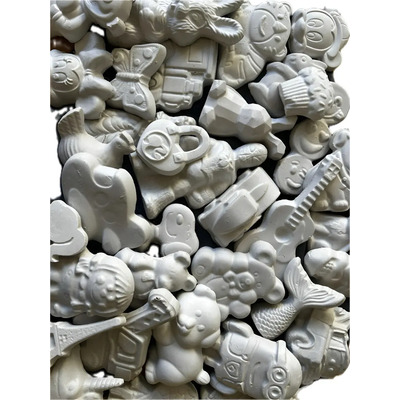 25 Figuras De Yeso Para Pintar Ideales Para Fiestas | MercadoLibre