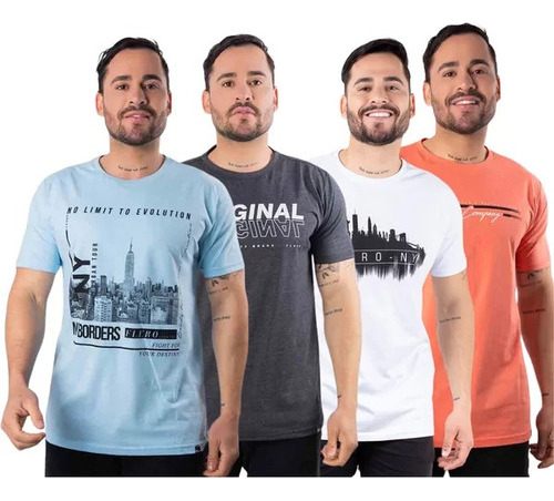 Kit Atacado Promoção 30 Camisetas Basicas Masculina Algodão 
