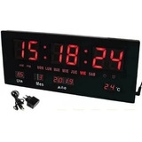 Reloj Digital Led Empresa Temperatura Oficina Modelo Grande9