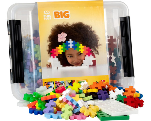 Plus -plus Big - 200 Pc Big En La Tina De Almacenamiento - M