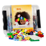 Plus -plus Big - 200 Pc Big En La Tina De Almacenamiento - M