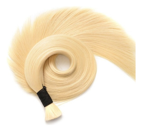 Cabelo Humano Loiro Liso 35cm - 1kg Gramas Brasileiro