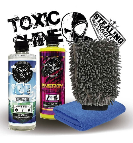 Toxic Shine | Kit Combo Lavado | Básico #37 | Shampoo + Cera