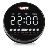 Parlante Portátil Novik Aion Bluetooth Radio Reloj