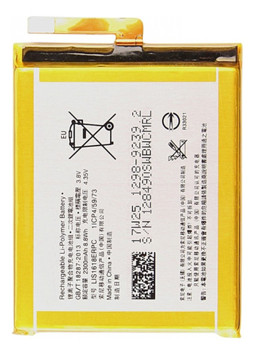 Bateria Para Celular  Sony Xa1 G3123 G3121 G3112 Lis1618erpc