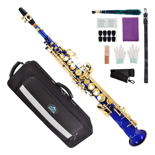 Eastrock Saxofn Soprano Bb - Instrumentos Rectos De Saxofn A